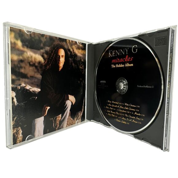 Kenny G Miracles The Holiday Album Pre Owned Arista Records Vintage 1994 - Picture 2 of 4